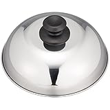 遠藤商事(Endo Shoji) TKG ステーキカバー お好み焼き 内径232mm ステンレスで錆びにくく衛生的 樹脂つまみで熱くなりにくい 蒸気を逃さずふんわり食感 業務用 GLB01001