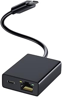Ethernet Adapter for Fire TV Stick, Electop Micro USB to RJ45 Ethernet Network Adapter Compatible with 4K Fire Stick ,Chromecast Google Home Mini and More Streaming TV Sticks(Adhesive Tape Included)