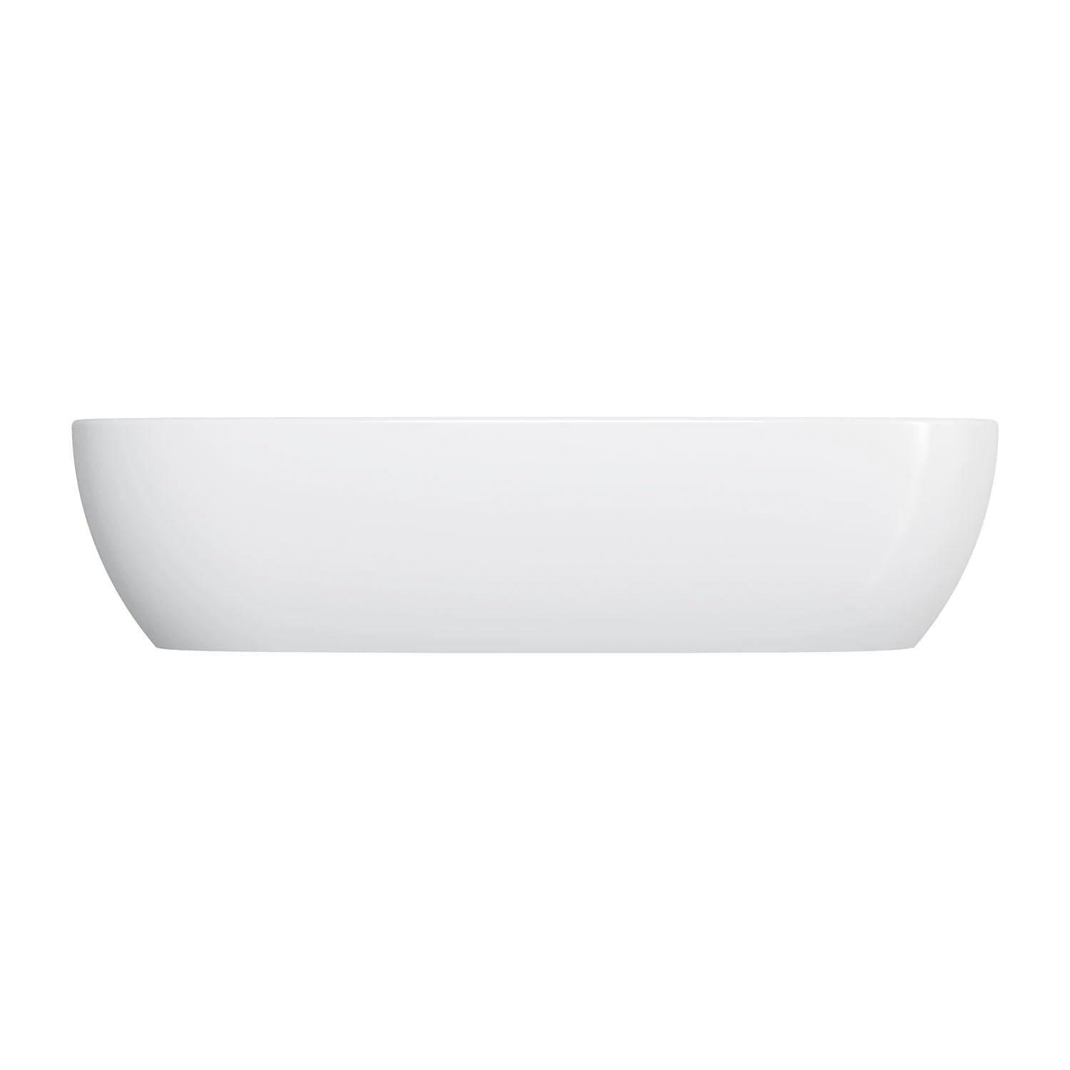 Omnires PORTLAND475BP Portland Vasque à Poser, 47 x 39 cm, White Gloss