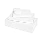 MOMONI Premium 13 Piece White Gift Boxes with Lids of Assorted Sizes with 4 inch Deep Robe Wrapping Boxes Set for Wrapping Christmas Gifts, Birthday, Holiday