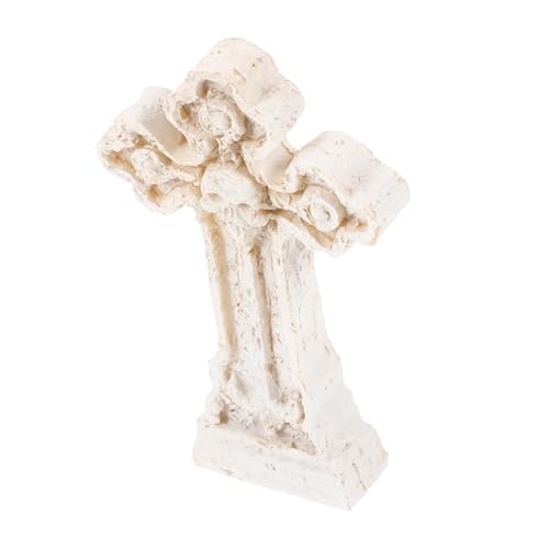 VANZACK 2piezas Adornos De Cruz Lápidas Decorativas Decoración De Accesorios para Lápidas