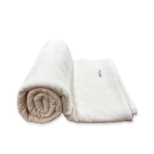 MeFree Iyengar Yoga Blanket | 100% Organic Cotton | Handloom Eco-Friendly Yoga Prop | Lightweight & Travel-Friendly | Ideal for Inversions, Backbends, & Meditations