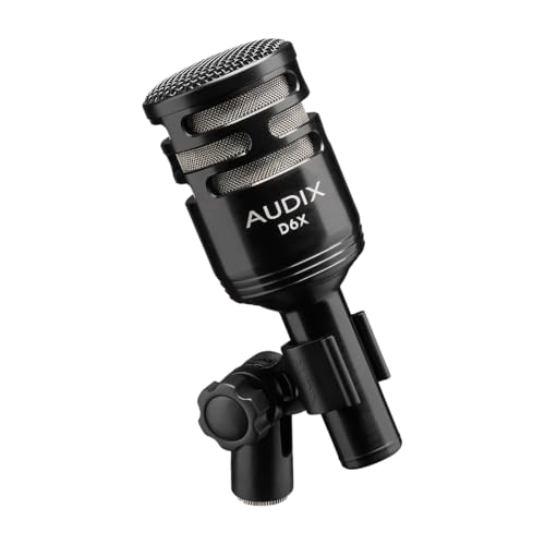AUDIX D6X Dynamic Kick Drum Microphone, 3 Selectable Voicings, VLM Capsule, Cardioid Pattern, for Kick Drums Toms - Image 2