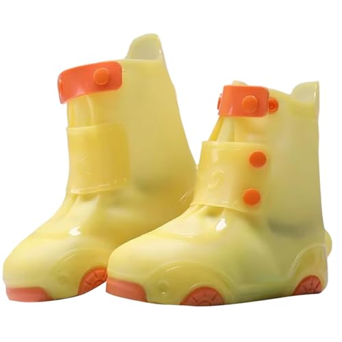 [Aellinatey] Children Rain Rainproof PVC Galoshes Anti Slip Rain Boot Covers for Toddler Kid Outdoor Activity Pvc Rain Boot Cove