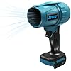 Mini Jet Drive Lower Turbo Fan Jet Fan Handheld Brushless Air Blower for Makita 18V Battery Cordless Electric Air Duster 240MPH High Speed Fan for Cleaning Camping Outdoor (Without Battery)