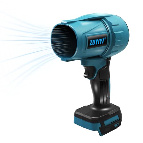 ZUYIYI Mini Jet Dry Blower Turbofan Jet Fan for 18V Battery (NOT Included), Handheld Brushless Air Blower, Cordless Electric Air Duster 240 MPH High Speed Fan for Cleaning, Camping, Outdoor
