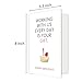 RollupJoy Funny Coworker Birthday Card, Humor Birthday Gifts for Colleague Boss, Cute Bday Greeting Card for Work Bestie Friend, Working with Us Every Day Is Your Gift