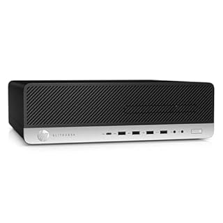 HP EliteDesk 800 G3 SFF Ordinateur de bureau avec écran 24 ", Intel Core i5-6600, 16 Go de RAM, SSD 256 Go, WiFi, Bluetooth, clavier QWERTY américain, Windows 11 Pro (reconditionné)
