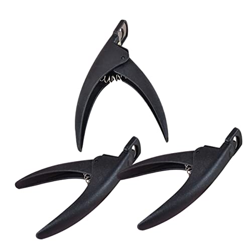 minkissy 3�� �l�C���ꎚ�؂� �l�C���h�����L�b�g �ܐ؂� �W�F���l�C���X�e�b�J�[ �l�� �v�� trimmer �l�C���`�b�v�N���b�p�[ �����̃}�j �J�b�^�[ �X�e�����X�| Black