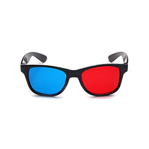 Universele 3D-bril TV Movie Dimensional Anaglyph Video Frame 3D-bril blauw en rood - Image 7