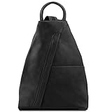 Tuscany Leather Shanghai Mochila en piel suave Negro