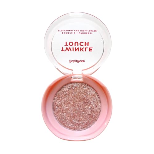 Sombra e Iluminador Twinkle Touch Ruby Rose 2 em 1 Ultrafino (Pink Luster, 6g)