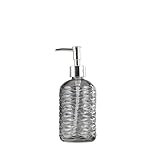 Seifenspender Push-Typ Design Water Wave Textur-Spender für Flüssigseife Wiederverwendbarer...