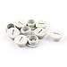 Tool parts 10pcs Grey Nylon Round Head Blanking Cap End Threaded M20 x 8mm