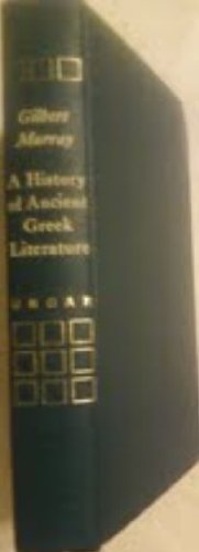 A History of Ancient Greek Literature B001AUB3W8 Book Cover