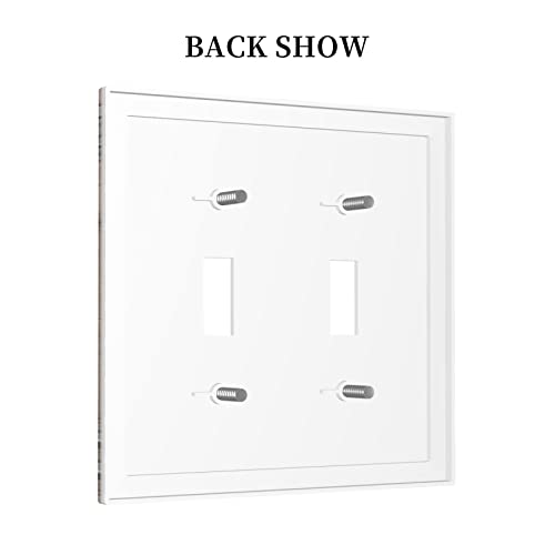 American Western Texas Star 2 Gang Double Toggle Light Switch Cover Electric Wall Plate Electrical Faceplate For Bathroom Home Living Room Jumbo Size Decor #TOP3