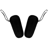 COLLBATH 2 Stück Teiliges Thermometer Etui aus Hartem Eva-material Stoßfest Kratzfest und Druckresistent mit Reißverschluss Schützende Tragetasche für Ohrthermometer für Zuhause und