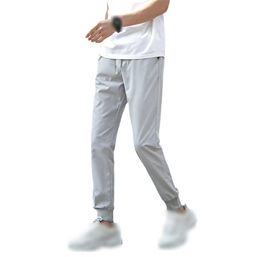 Pantalon de sport d'été homme gris Gary2 en taille 4XL fluide et léger