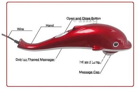 Unin Electric Handheld Full Body Hammer Massage with 3 Massage Heads, 3mode and 3 Speed ​​Settings