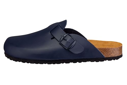 Clogs Lico Bioline CLOG Herren Pantoletten in Blau, Größe 36 EU