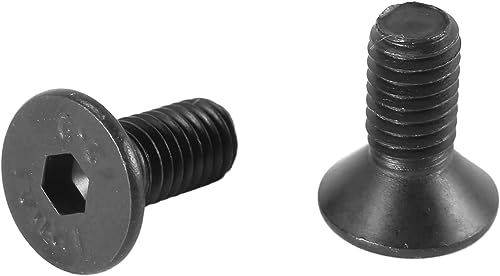 8 Pcs Black Bike Shoe Cleat Mounting Screw for SPD - Pedal Steel
