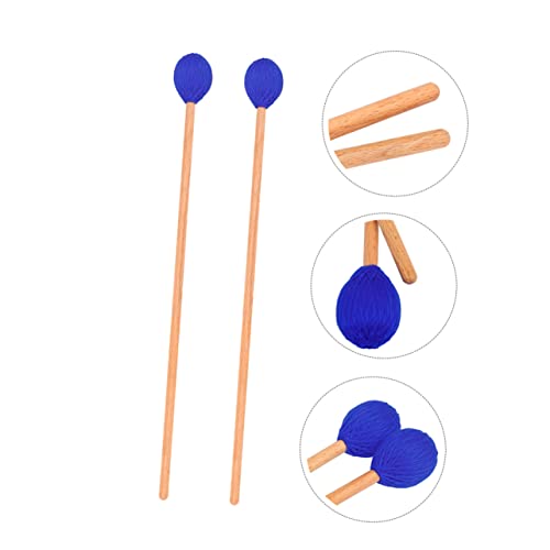 Juego de 2 Baquetas para Marimba de Lana con Mango Cómodo miniatura 6
