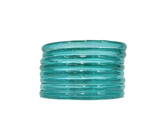 Image of Colorful Jelly Bangles Set of 8 - Transparent Candy Color Stackable Bracelets, Lightweight Fashion Accessories for Women & Girls