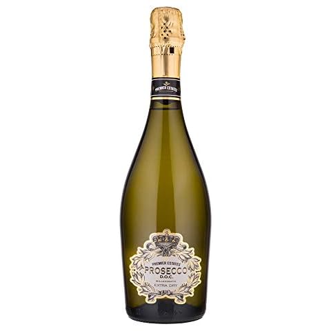 Premier Estates | Best Prosecco Sparkling White Wine D.O.C Millesimato from Italy | 75cl Bottle Cover