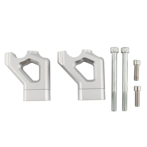 Abrazadera Elevadora de Manillar Tiger 800 900 Accesorios Moto Soporte Aluminio Cromado 2012-2020 7