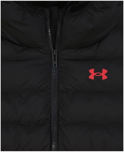 Image of Under Armour Boys' Pronto Hooded Puffer Jacket, Lightweight & Water Repellent