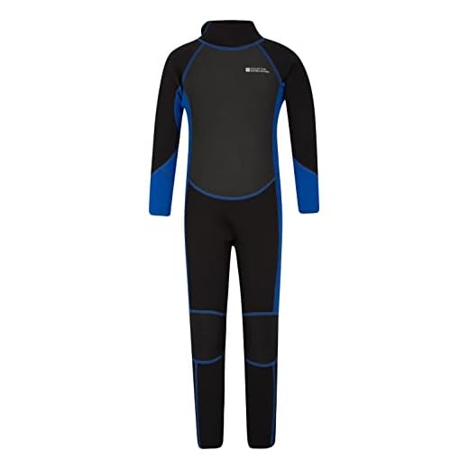 Mountain Warehouse Kinder-Neoprenanzug in voller Länge -Körper: 2.5mm, UPF-50+-Sonnenschutz, Flache Nähte, leicht zu schließender Reißverschluss -für Strand und Tauchen Kohle 11-12 Jahre