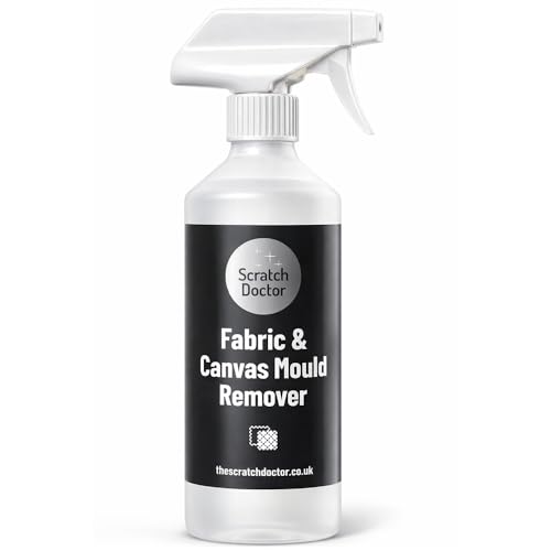 Fabric & Canvas Mould Remover Spray for Convertible Roofs Outdoor Furniture Tents & Upholstery Non Bleach Safe Formula (250ml)