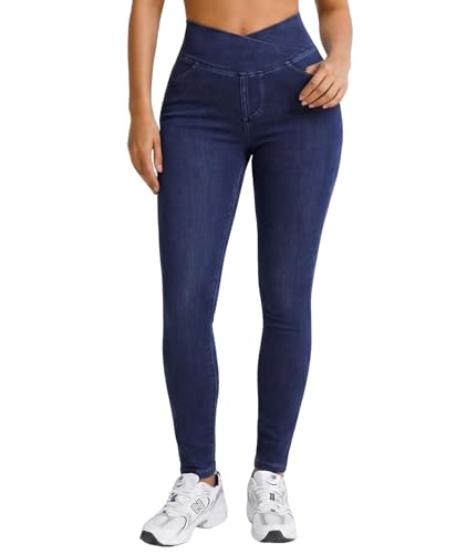 Image of BRXL Skinny Jeans for Women High Waisted Jegging Denim Legging with Pockets