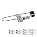 TOPINCN Lever Action Grid Clamp Install 10Pcs Ceiling Tile Clamps Fastener Clamp Holding Devices