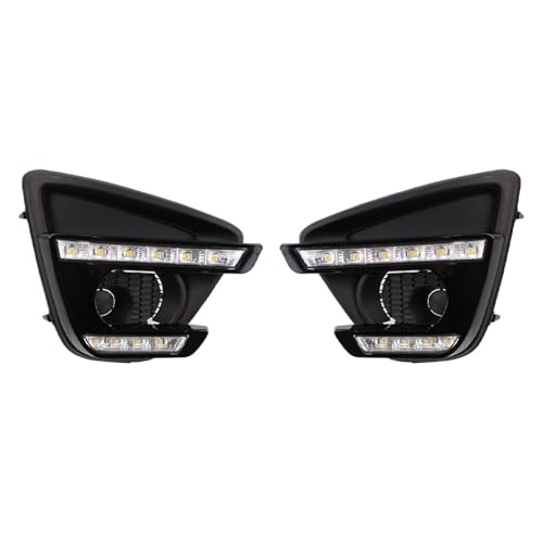 Luz de circulación diurna Mazda CX-5 2012-2016 LED con señal amarilla y cubierta antiniebla