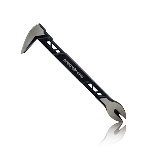 Image of Spec Ops Tools Nail Puller Cats Paw Pry Bar for Prying, Demolition & Nail Pulling, High-Carbon Steel, 8 Inch