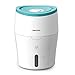 Philips Series 2000 Luftbefeuchter – für Räume bis 25 m², NanoCloud-Technologie, Silent-Modus, 2-Liter-Tank (HU4801/10)
