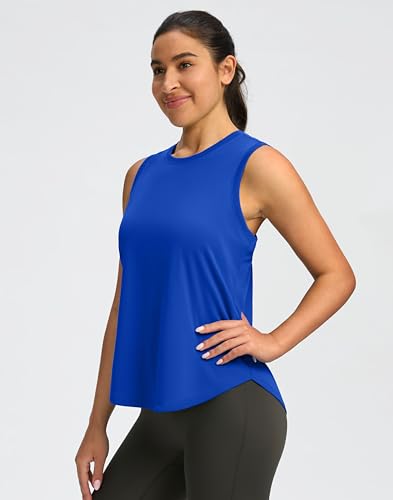 SANTINY Women's Sleeveless Workout Tops Lightweight Tennis Yoga Gym Athletic Running Shirts Racerback Tank Tops for Women3