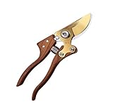 Gartenschere, Rosenschere Profi, Garden Shears für die Gartenarbeit Heavy Duty, Trauben Kräuter Rose Blume Bäume Gras Schere, Professional Pruning Shears.