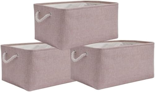 Tuyiutm ���[�{�b�N�X ���[�o�X�P�b�g 3�Z�b�g �ߗގ��[ �������� �C���e���A �������� �Ԏ��[�o�X�P�b�g �I�t�B�X �����o�� �z�� �R�b�g�������l�� ������t���g �I�t�B�X �����o�� �z�� �Ȗ��� �L�����[�n���h���t�� (8L,�s���N)