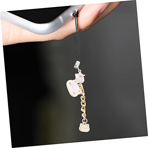 Abaodam 1Pc Plugue De Poeira Pingente Acessórios De Carro Para USB Cordão Pingente De Carro Pingente