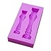 Infovox Decorative Column Pillar Silicone Molds Set, Decorative Roman Column Ancient Greek Pillars Design, 2 Pieces with Multiple Patterns, 4.8 x 2.48 Inch and 4.8 x 3.43 Inch for DIY Candle Making