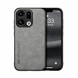 TIANCI Hülle für Oppo Find X9, Hautfre&liches Hochwertiges PU-Leder + Superdünnes TPU, rutschfest & Stoßfest Handyhülle für Oppo Find X9