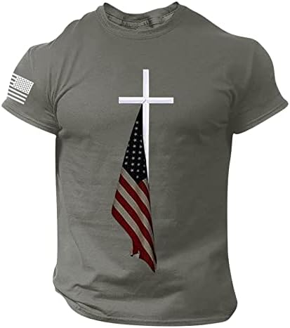 Christian Shirts for Men Patriotic American Flag USA Tshirts Independence Day Outfit Faith Cross Graphic Tees Christian Shirts for Men Patriotic American Flag USA Tshirts Independence Day Outfit Faith Cross Graphic Tees