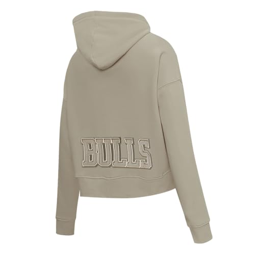 Sudadera corta Pro Standard con acabados premium en gris pardo 4