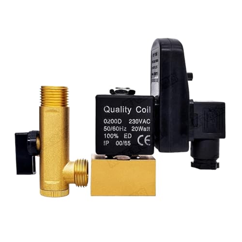 Válvula de drenaje automático 1/2 BSP de latón con temporizador electrónico para compresor AC110V