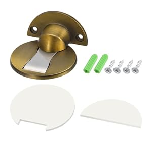 Metallixity Magnetischer Türstopper Messingoptik 2 Stück