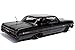 All Star Toys 1964 Chevy Impala Black with Custom Deep Dish Wheels 1/24 Diecast Model Blacked Out Lowrider Motormax Exclusive 73259