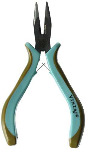 Vintaj Chain-Nose Pliers with Cutter and Ergonomic Grip, Jewelry Making Supplies