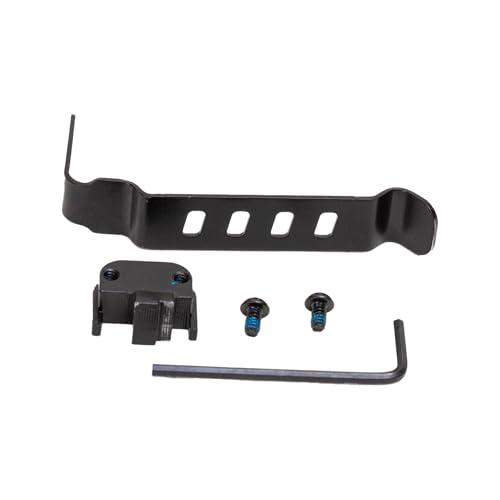 Techna Clip Concealment System for Smith & Wesson Shield (9mm & .40) - Durable High-Carbon Spring Steel Gun Clip w/Teflon Coating - Right-Side Carry, Easy-to-Install Glock Clip (Black)